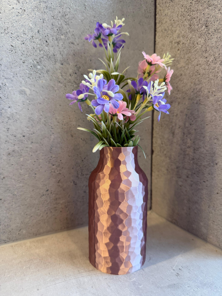 Vaas – roségoud met glanzende afwerking