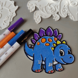 🦖 Color & Roar – Dino Decoratie (3D-print) - 22 stuks
