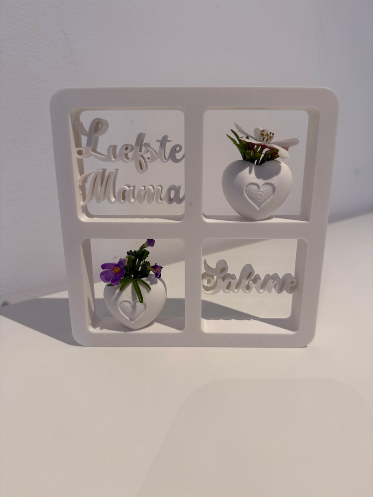 Moederdag decoratiekader – gepersonaliseerd met naam