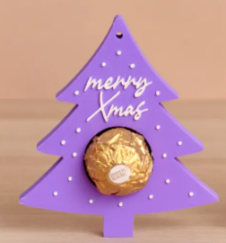 Kerstboompje met Ferrero-vakje – een luxe kerstgroet in cadeauformaat
