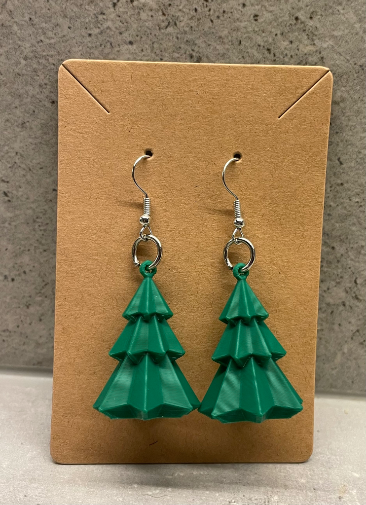 Kerstboom oorbellen – feestelijk, licht & speels