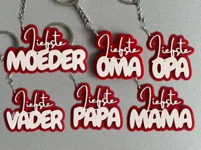 Sleutelhanger “Liefste …” – een klein gebaar met een grote betekenis (Mama)