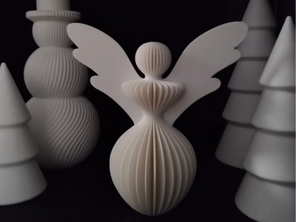 Moderne Kerstengel – papier-geïnspireerd & tijdloos