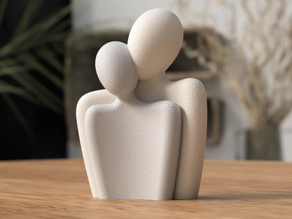 Valentine Couple Statue – Samen in Verbondenheid 