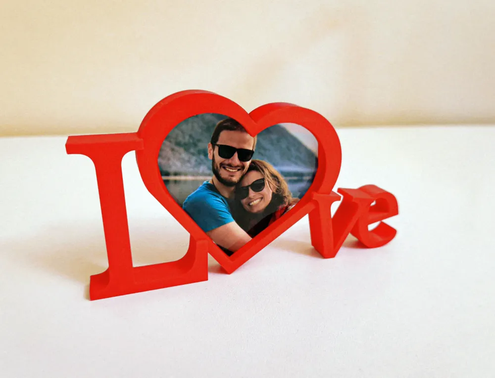 Love Frame – Een Hart voor Jouw Mooiste Herinnering (Wit, Klein)