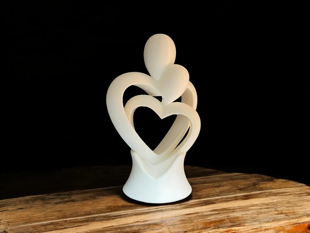 Valentijn Sculptuur – In Perfecte Harmonie (Wit)