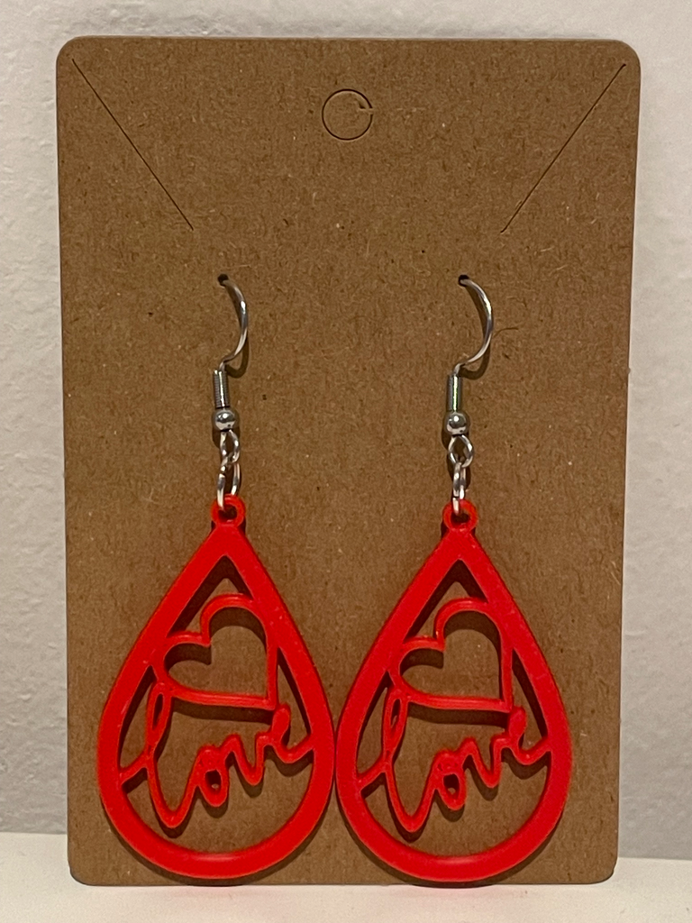 Love Hart Oorbellen (Goud)