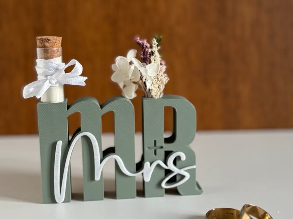 Mr & Mrs – Liefde in één naam (Wit)