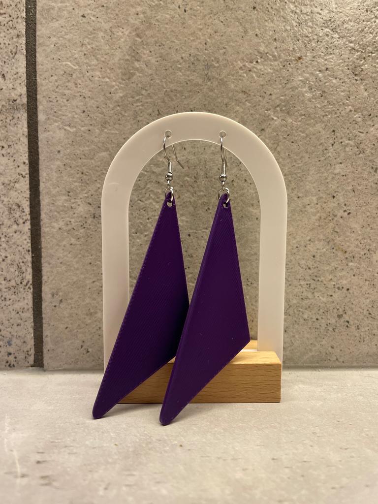 Driehoek – Modern Statement (Goud, Wit)